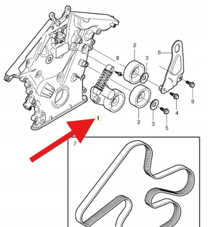 NAPINACZ PASKA ROZRZĄDU 4.4 B8 VOLVO S80 XC90 2005- OE 31216199