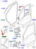 OGRANICZNIK DRZWI PRZEDNICH TRANSIT 2000-14 4517705 _ YC15-V23500-BA