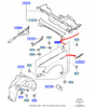 BŁOTNIK PRZÓD RH FORD MONDEO Mk4 2007-2014 1702313 _ P7S71-16005-AB
