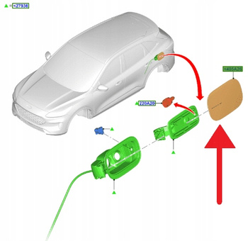KLAPKA WLEWU PALIWA FORD KUGA 2020- 2533185 _ LV4B-S405C46-AD