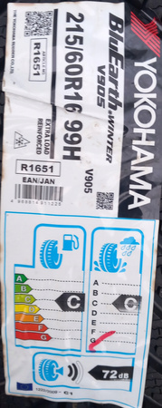 Koło zimowe Yokohama 215/60/R16 99H_Koło zimowe Yokohama 215/60/R16 99H