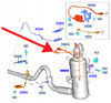 SONDA LAMBDA CZUJNIK 1.5 TDCI FORD FOCUS 2020- OE 2444888 _ MX61-12B591-AA