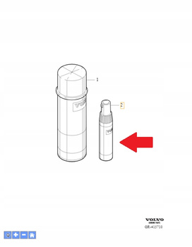LAKIER SZTYFT MAZAK ZAPRAWKA OCEAN BLUE EARL 458 2x9ml VOLVO OE 31266538