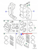 KLOCKI HAMULCOWE PRZÓD FORD TRANSIT Mk3 Mk4_1301592_93VX-2K021-BB