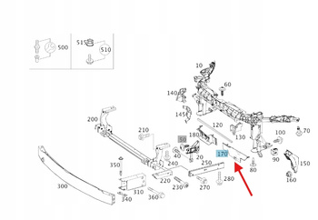 LEWA OSŁONA PASA KIEROWNICA POWIETRZA MERCEDES A W176 B W246 A2466870507
