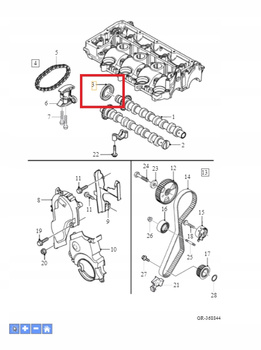 Uszczelniacz wałka rozrządu Volvo OE 31316971
