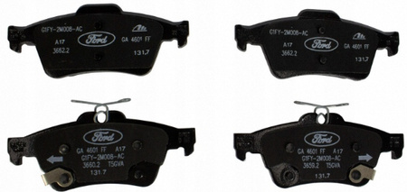 KLOCKI HAMULCOWE TYŁ FORD FOCUS MK3 2014- 2018 2019129 _ G1FY-2M008-AC