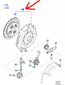 ZESTAW SPRZĘGŁA FORD TRANSIT 2.2 TDCI 2002-06 _1788725 _ 3C11-7540-BB