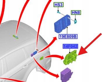 MODUŁ FORD S-MAX 2015- 2209878 _ FG9T-14F042-EG