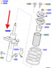 AMORTYZATOR LEWY PRZÓD 2,0 TDCI FOCUS 2004- OE 1619335 _ 6M5Y-18K001-BAC