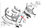 UCHWYT NADKOLA PRAWY PRZÓD MERCEDES GLS W166 OE A1668852214