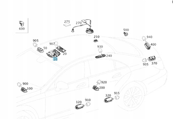 MODUŁ STERUJĄCY MERCEDES A0009000307