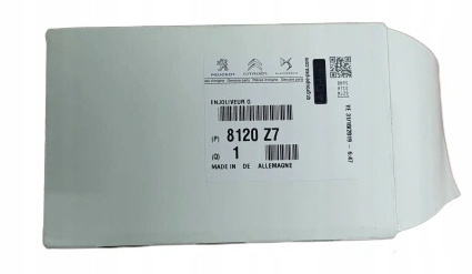 NAKLEJKA LISTWA SŁUPKA DS3 OE 8120Z7