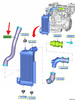 PRZEWÓD INTERCOOLERA 1.6L SOHC FOCUS C-MAX CONNECT 1823088 _ AV61-6K863-JC