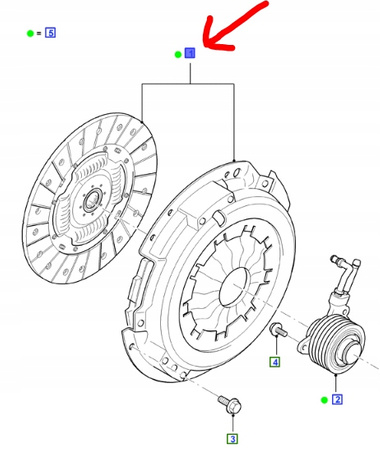 ZESTAW SPRZĘGŁA FORD MONDEO Mk3 2003-07 DURATEC _ 1359514 _  3S71-7540-BB