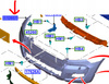 ZDERZAK PRZÓD FORD RANGER Mk5 2021-2023 XLT 2611123 _ LB3B-17C831-AB