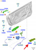 KLAMKA WEWN. DRZWI LEWA FORD MUSTANG 15- 17 1909527 _ FR3B-6322601-AF3ZHE