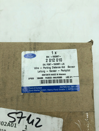 WIĄZKA CZUJNIKÓW PARKOWANIA FORD MONDEO 2016- 2012010 _ FG9T-15K867-JA