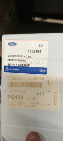 LUSTERKO ZEWNĘTRZNE PRAWE FORD MONDEO Mk3 2000-03_1232184_1S71-17682-MF