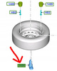 UCHWYT KOŁA ZAPASOWEGO FORD TRANSIT CONNECT 2013- 1808647 _ DV61-1402-AA 