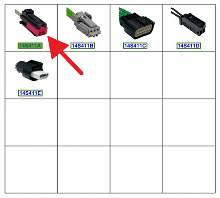 PRZEDŁUŻENIE PRZEWODU ŚWIATŁA STOP FOCUS TRANSIT 2442062 _ BU2J-14B475-ABB