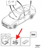 OBUDOWA PILOTA KLUCZYKA VOLVO S90 S60 V90 V60 XC90 OE 31652171 32425584