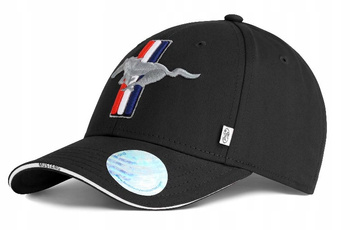 CZAPKA Z DASZKIEM FORD MUSTANG CZARNA ORYGINALNA
