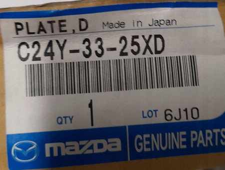 Tarcza hamulcowa Mazda 3 BL 08-11,Mazda 3 BK - 06_C24Y3325XD