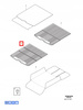 Mata bagażnika Volvo XC90 7-miejscowy OE 31435433 / 32394445
