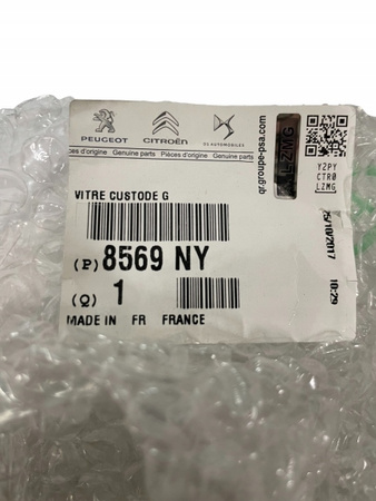 Szyba tylna boczna Citroen OE C4 PICASSO 8569NY