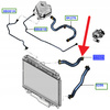 PRZEWÓD WĄŻ WODY 1.4 1.6 TDCI FORD FIESTA 2008- 10 1712041 _ 8V21-8B274-BB