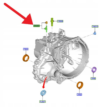 ODPOWIETRZNIK SKRZYNI BIEGÓW 6MX65 MANUAL FORD 2129239 _ H1BR-7K341-BA