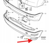 ODBLASK ZDERZAKA TYLNY LEWY VOLVO C30 2007- OE 31213992