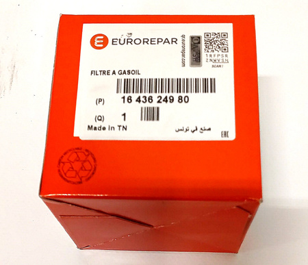 Filtr paliwa Citroen 1643624980 1,6d i 2,0d OE 1643624980