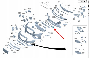 USZCZELKA MASKI MERCEDES E W213 W238 OE A2136280900