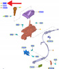 DŹWIGNIA ZMIANY BIEGÓW 10R80 FORD MUSTANG 2017- OE 2310277 _ JR3P-7K004-AE