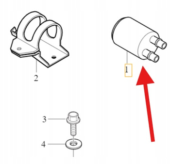 FILTR PALIWA BENZYNA VOLVO S60 2011- V40 2013- CC OE 32242190