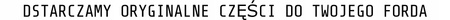 WIESZAK NA UBRANIA FORD CZARNY ORYGINALNY