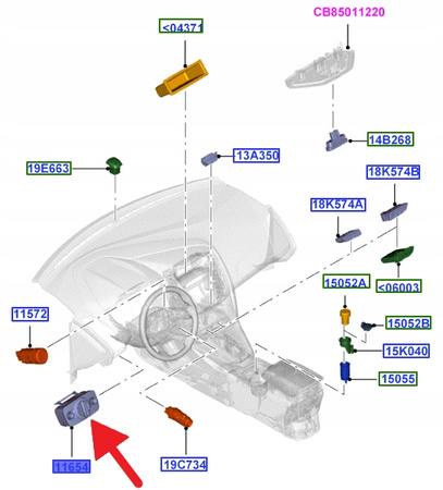 PRZEŁĄCZNIK ŚWIATEŁ FORD FOCUS TRANSIT CONNECT OE 2048039 _- BM5T-13A024-AF