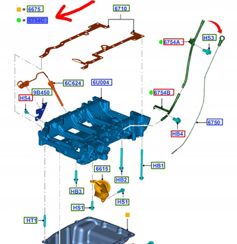 RURKA MIARKI POZIOMU OLEJU FORD TRANSIT VI Mk7 Mk8_2601129_NK2Q-6754-AA