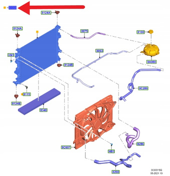 CHŁODNICA FORD KUGA 2020- 2534601 _ LX61-8005-BG