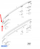 USZCZELKI PRAWY RELING DACHU VOLVO XC90 2016- OEM/OE 31416881