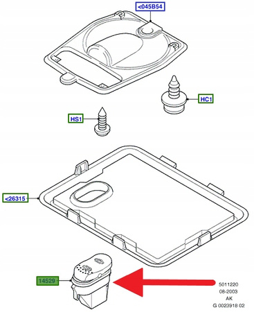 PRZEŁĄCZNIK PODNOŚNIK SZYBY FOCUS 1998- 2005 OE 1324939 _ 98AB-14529-DD