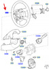KOŁO KIEROWNICY FOCUS KUGA C-MAX 1502430 _ 3M51-3600-CJ3ZHE