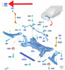WAHACZ LEWY PRZÓD FORD KUGA ESCAPE 2020- 2451507 _ LX61-3A424-CNA