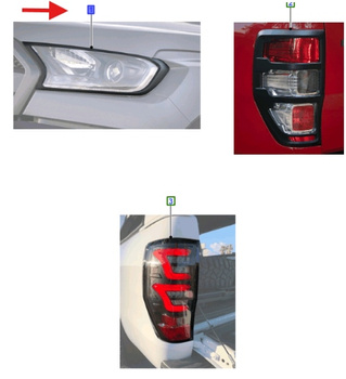 OSŁONA REFLEKTORA FORD RANGER MK5 2015- 2489887 _ A66SX-16B015-ACA