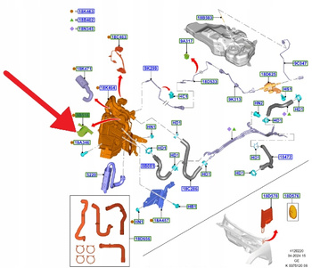 POMPA WODY OBIEGOWA FORD FOCUS Mk4 2018- OE 2314109 _ JX61-8B518-AB