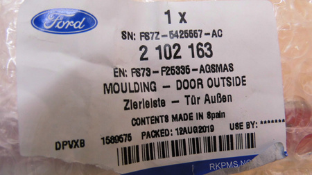 LEWA LISTWA DRZWI BOCZNYCH FORD MONDEO MK5 2102163 _ FS73-F25335-AGSMAS 