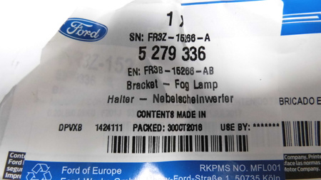 UCHWYT/RAMKA HALOGENU PRAWY FORD MUSTANG Mk6 2015-_5279336_FR3B-15266-AB