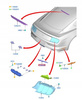 ODBLASK TYLNY LEWY FORD MUSTANG Mk6 2015- 5311033 _ FR3B-17A849-AB